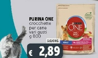 Deco Supermercati Purina One Crocchette Per Cane 800 G offerta