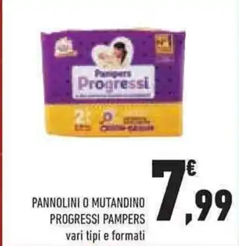 Conad Superstore PANNOLINI O MUTANDINO PROGRESSI PAMPERS offerta