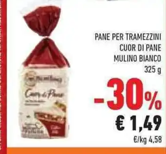 Conad Superstore PANE PER TRAMEZZINI CUOR DI PANE MULINO BIANCO offerta