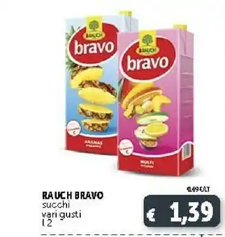 Deco Supermercati Rauch Bravo Succhi offerta