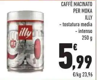 Conad Superstore CAFFÈ MACINATO PER MOKA ILLY offerta