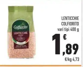 Conad Superstore LENTICCHIE COLFIORITO vari tipi 400 g offerta