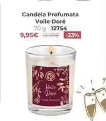 Yves Rocher Candela Profumata Voile Doré 70g offerta