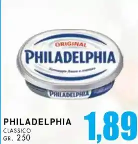 La Mimosa Supermercati PHILADELPHIA CLASSICO GR. 250 offerta