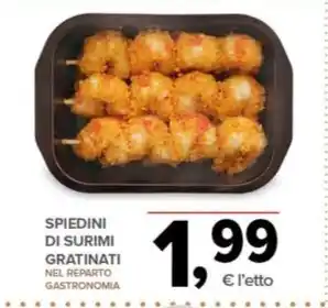 Todis SPIEDINI DI SURIMI GRATINATI offerta