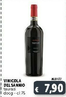 Deco Supermercati Vinicola Del Sannio Taurasi Docg offerta