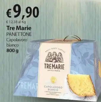 Extra Supermercati Tre Marie PANETTONE Capolavoro bianco 800 g offerta