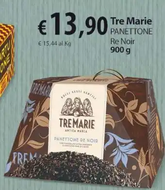 Extra Supermercati Tre Marie PANETTONE Re Noir 900 g offerta