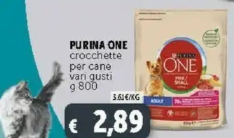 Deco Supermercati Purina One Crocchette Per Cane 800 G offerta