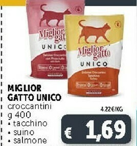 Deco Supermercati Miglior Gatto Unico Croccantini 400 G offerta