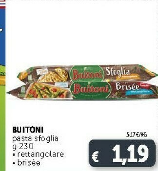 Deco Supermercati Buitoni Pasta Sfoglia offerta