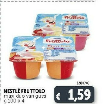Deco Supermercati Nestlè Fruttolo Maxi Duo 400 G(ml) offerta