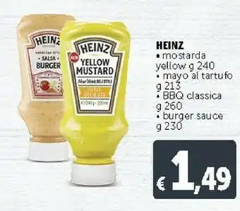 Deco Supermercati Heinz Yellow Mustard 240 G(ml) offerta