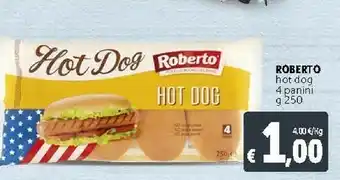 Deco Supermercati Roberto Hot Dog 4 Panini offerta
