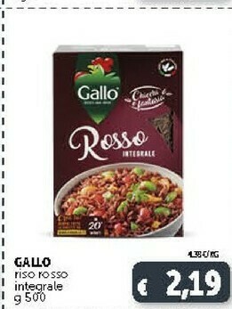 Deco Supermercati Gallo Riso Rosso Integrale 500 G offerta