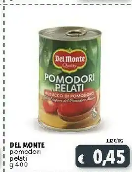 Deco Supermercati Del monte Pomodori Pelati 400 G(ml) offerta