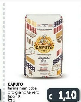 Deco Supermercati Caputo Farina Manitoba Oro Grano Tenero Tipo 0 offerta