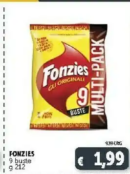Deco Supermercati Fonzies 9 Busties 212 G offerta
