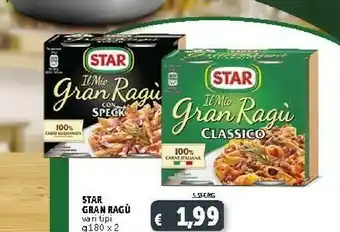 Deco Supermercati Star Star - Il Mio Gran Ragù Classico 360 g(ml) offerta