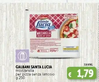 Deco Supermercati Galbani Mozzarella Per Pizza Senza Lattosio offerta