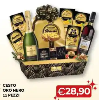 Mercatò Big CESTO ORO NERO 11 PEZZI offerta