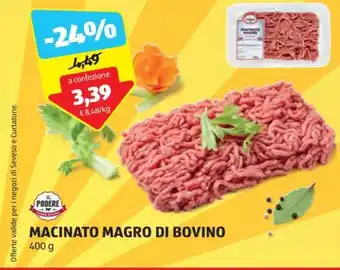 ALDI MACINATO MAGRO DI BOVINO offerta