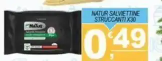 NATUR SALVIETTINE STRUCCANTI X30