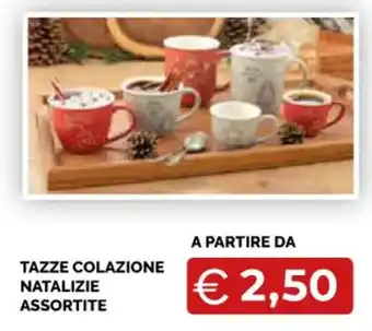 TAZZE COLAZIONE NATALIZIE ASSORTITE