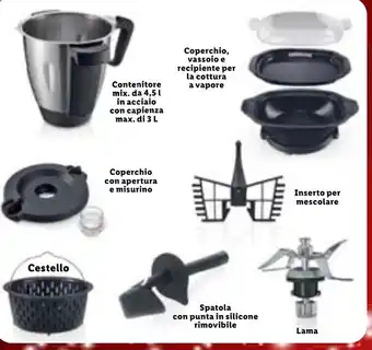 Lidl Robot da cucina multifunzione "Monsieur Cuisine Smart" offerta
