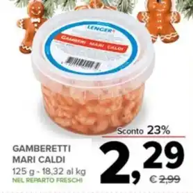 Todis GAMBERETTI MARI CALDI 125 g offerta