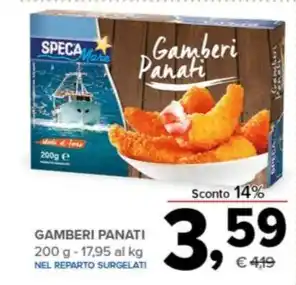 Todis GAMBERI PANATI 200 g offerta