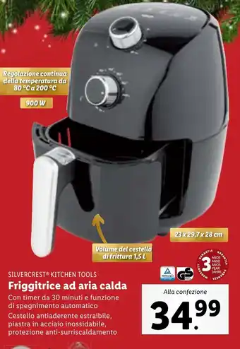 Lidl SILVERCREST KITCHEN TOOLS Friggitrice ad aria calda offerta