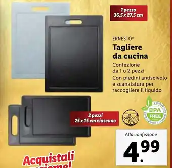 Lidl ERNESTO Tagliere da cucina offerta