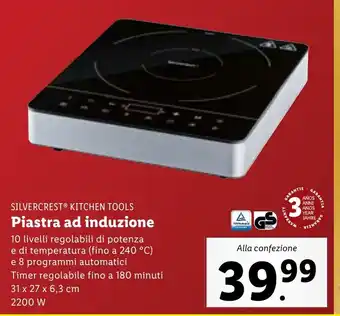 Lidl SILVERCREST KITCHEN TOOLS Piastra ad induzione offerta