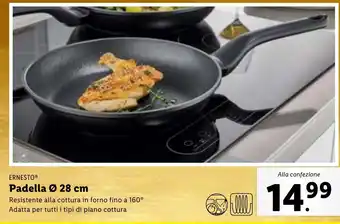 Lidl ERNESTO Padella Ø 28 cm offerta