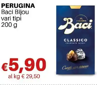 Marotta PERUGINA Baci Bijou vari tipi 200 g offerta