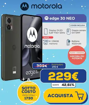 Euronics motorola edge 30 NEO offerta