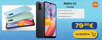 Euronics Redmi A2 3+64GB offerta