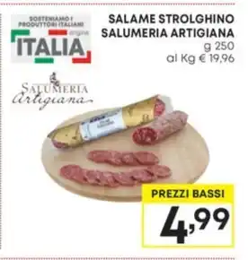 Pam SALAME STROLGHINO SALUMERIA ARTIGIANA offerta