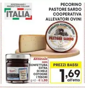 Pam PECORINO PASTORE SARDO COOPERATIVA ALLEVATORI OVINI offerta