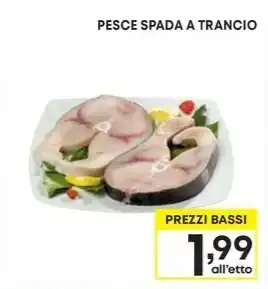 PESCE SPADA A TRANCIO