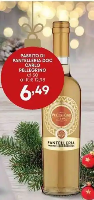 Pam PASSITO DI PANTELLERIA DOC CARLO PELLEGRINO cl 50 offerta