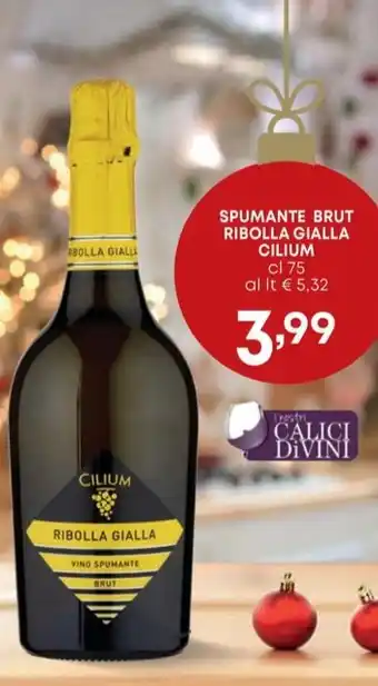 Pam SPUMANTE BRUT RIBOLLA GIALLA CILIUM offerta