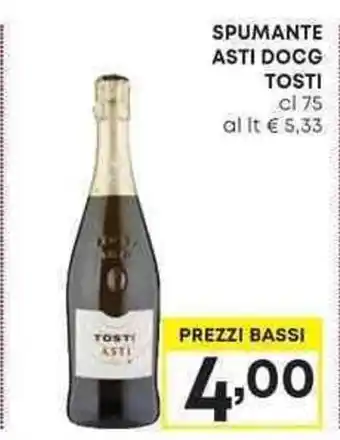Pam SPUMANTE ASTI DOCG TOSTI cl 75 offerta