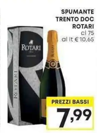 Pam SPUMANTE TRENTO DOC ROTARI cl 75 offerta