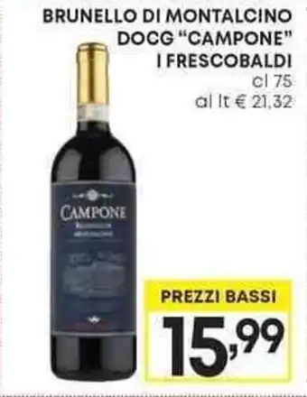 BRUNELLO DI MONTALCINO DOCG "CAMPONE" I FRESCOBALDI cl 75