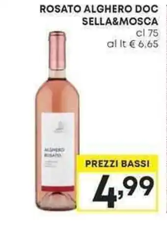 Pam ROSATO ALGHERO DOC SELLA&MOSCA cl 75 offerta