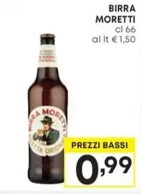 Pam BIRRA MORETTI cl 66 offerta