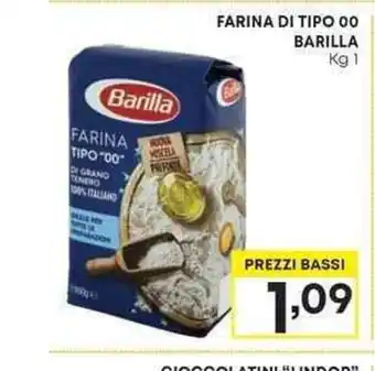 Pam FARINA DI TIPO 00 BARILLA Kg 1 offerta