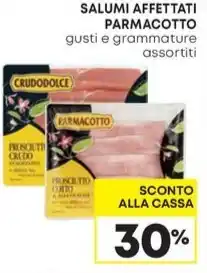 Pam SALUMI AFFETTATI PARMACOTTO offerta